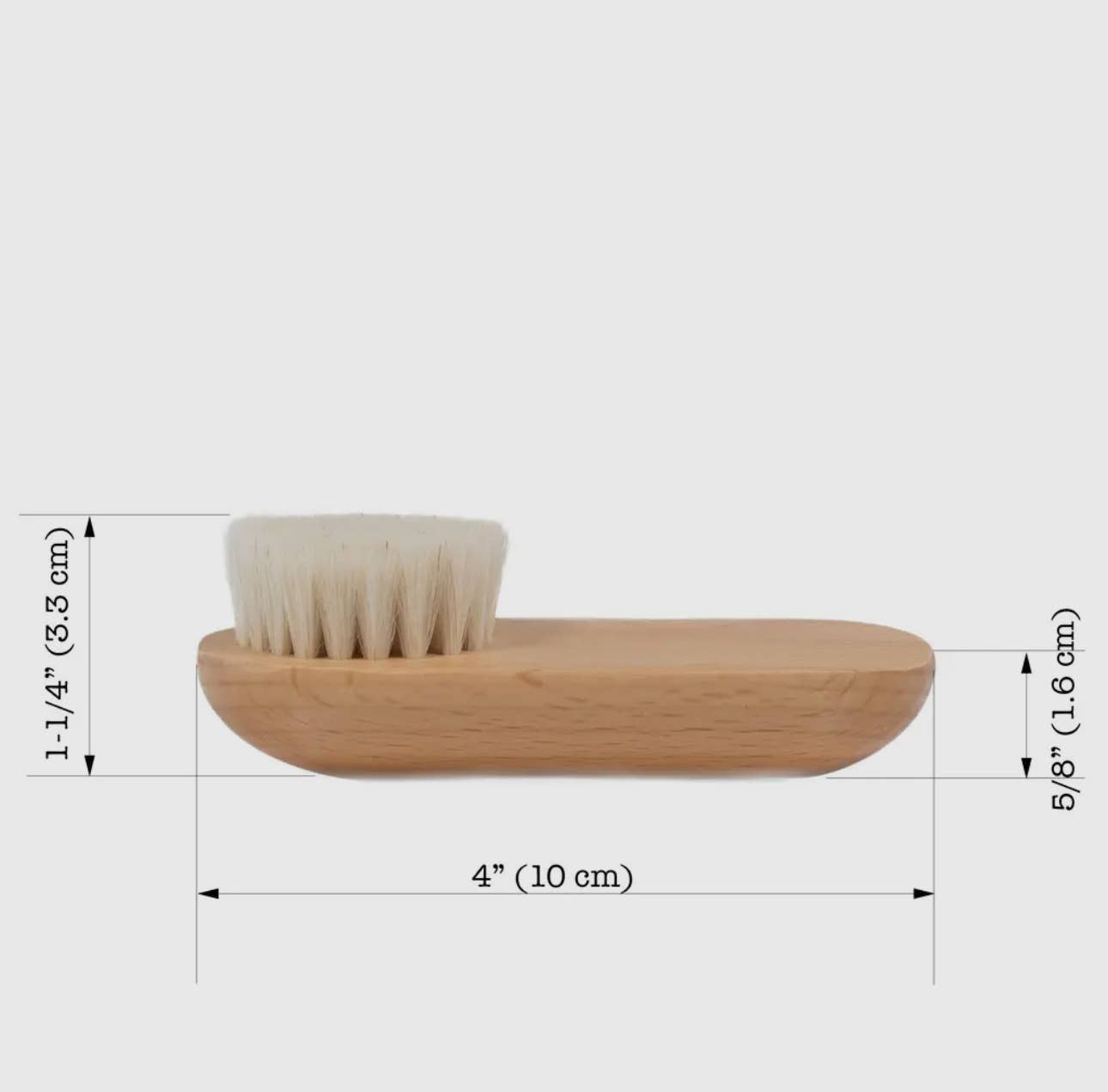 Plastic Free Eco Friendly Face Brush : Goat Hair (Soft)
