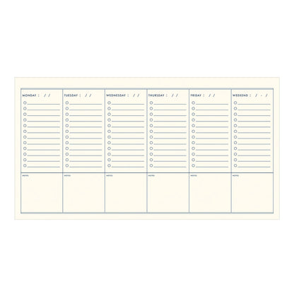 Mushroom Weekly Planner