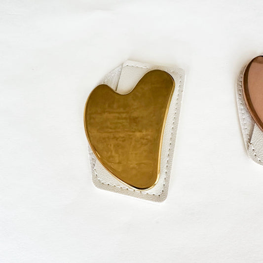 Gold Stainless Steel Gua Sha : Gold