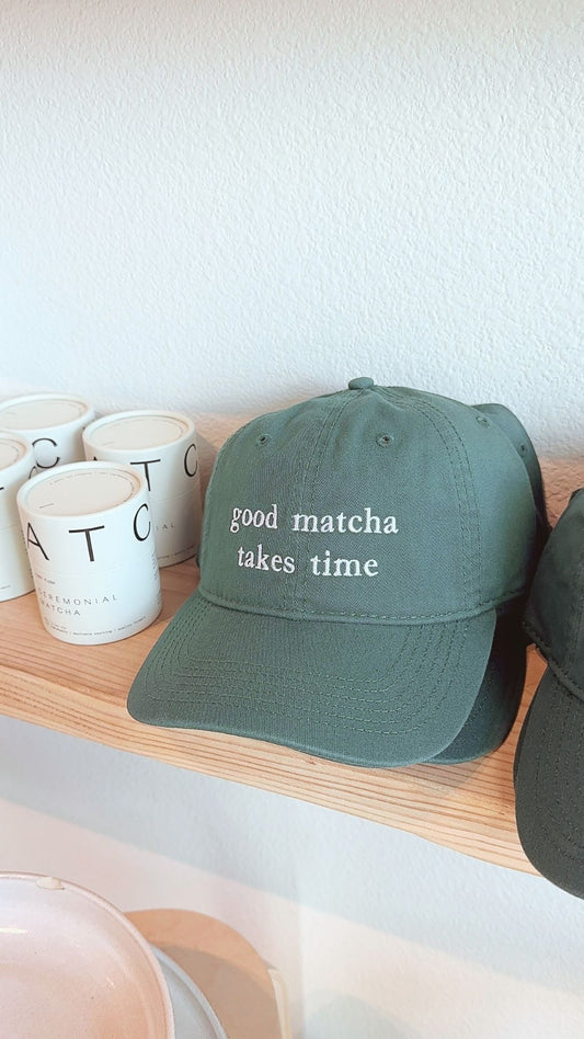 Good Matcha Takes Time